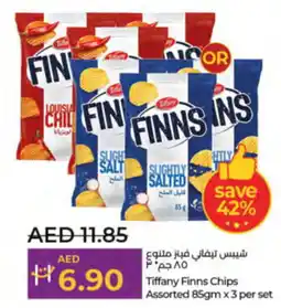 LuLu Express Tiffany Finns Chips Assorted 85gm x 3 per set offer
