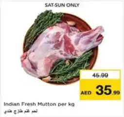 Nesto Indian Fresh Mutton per kg offer
