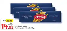 Union Coop Barilla Spaghetti No.5, 3x500gm offer