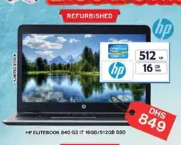 Grand Hyper Market HP ELITEBOOK 840 G3 17 16GB/512GB SSD offer