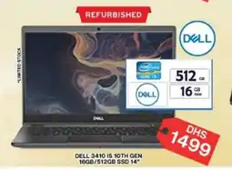 Grand Hyper Market DELL 3410 15 10TH GEN 16GB/512GB SSD 14" offer