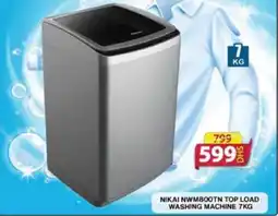 Grand Hyper Market NIKAI NWM800TN TOP LOAD WASHING MACHINE 7KG offer