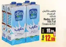 Ansar Mall Nadec UHT Mik Full Cream 4x1Ltr offer