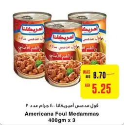 Coops Supermarket Americana Foul Medammas 400gm x 3 offer