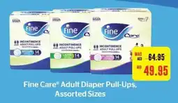 Abu Dhabi Coop Fine Care Adult Diaper Pull-Ups, Assorted Sizes offer
