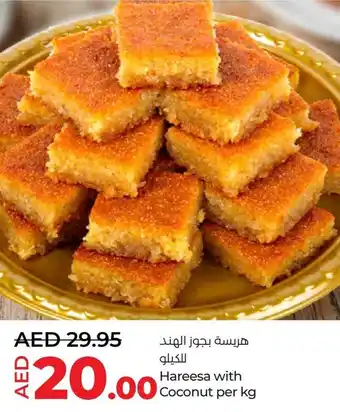 LuLu Express Hareesa with Coconut per kg offer