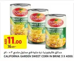 Aswaaq CALIFORNIA GARDEN SWEET CORN IN BRINE 3 X 400G offer