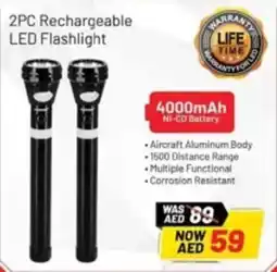 Nesto 2PC Rechargeable LED Flashlight offer