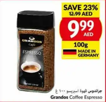 E City Grandos Coffee Espresso 100g offer