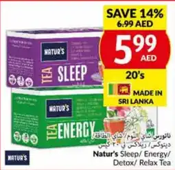 Natur's Sleep Energy Detox Relax Tea 20s