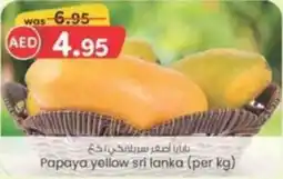 KM Trading Papaya yellow (per kg) offer