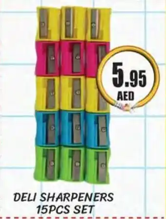 Almaya supermarket DELI SHARPENERS 15PCS SET offer