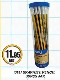 Almaya supermarket DELI GRAPHITE PENCIL 30PCS JAR offer