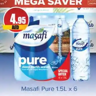 Almaya supermarket Masafi Pure 1.5L x 6 offer