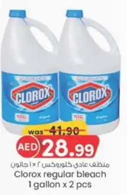 E City Clorox regular bleach 1 gallon x 2 pcs offer