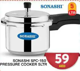 Grand Hyper Market SONASHI SPC-150 PRESSURE COOKER 5LTR offer