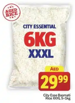 City Retail Supermarket City Esse Basmati Rice XXXL 5 + 1kg offer