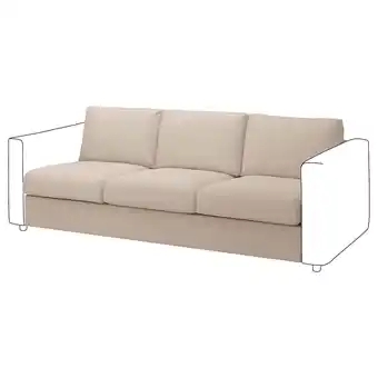 Ikea Vimle 3-seat section, Hallarp beige offer