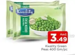 Al Madina Kwality Green Peas 400 Gm/pc offer