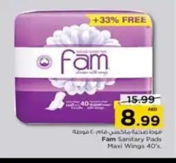 Nesto Fam Sanitary Pads Maxi Wings 40's. offer