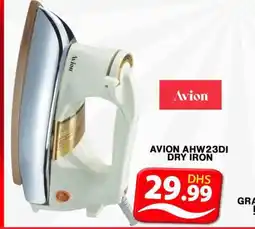 Grand Hyper Market AVION AHW23DI DRY IRON offer