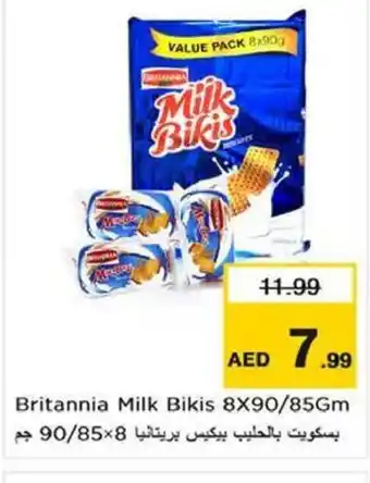 Nesto Britannia Milk Bikis 8X90/85Gm offer