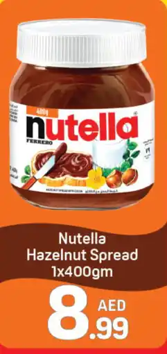 Day To Day Nutella Hazelnut Spread 1x400gm offer
