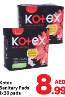 Day To Day Kotex Sanitary Pads 1 x 30pads offer