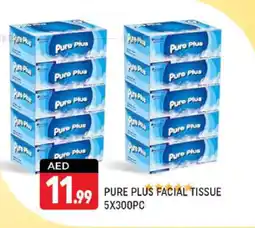 Shaklan PURE PLUS FACIAL TISSUE 5X300PC offer
