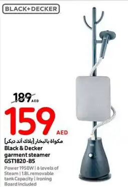 Carrefour Black & Decker garment steamer GST1820-B5 offer