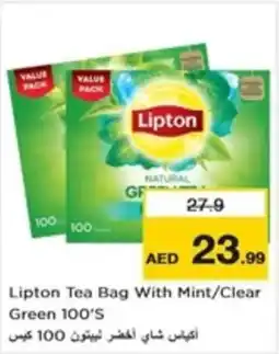 Nesto Lipton Tea Bag With Mint / Clear Green 100's offer