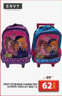 Grand Mall Sharjah ENVY ECSB3058 CHARACTER SCHOOL TROLLEY BAG 14 offer