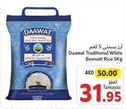 Union Coop Daawat Traditional White Basmati Rice 5Kg offer