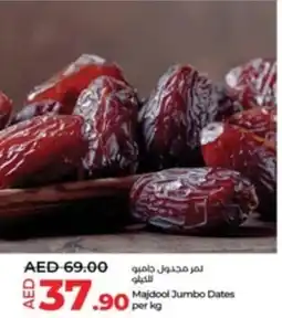 Lulu Hypermarket Majdool Jumbo Dates per kg offer