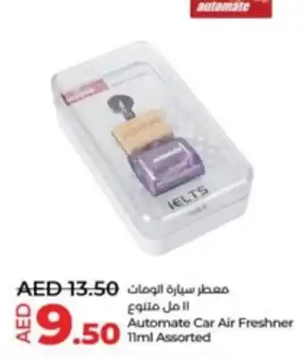 Lulu Hypermarket Automate Car Air Freshner 11ml Assorted offer