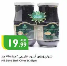 Istanbul Supermarket HB Sliced Black Olives 2x325gm offer