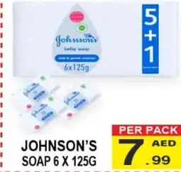 Friday Center JOHNSON'S SOAP 6 X 125G offer