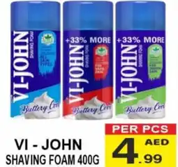 VI - JOHN SHAVING FOAM 400G
