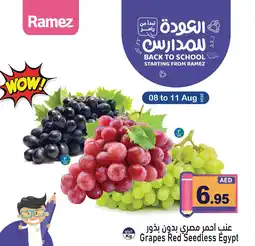 Aswaq Ramez Grapes Red Seedless Egypt offer