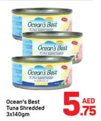 Day To Day Ocean's Best Tuna Shredded 3x140gm offer