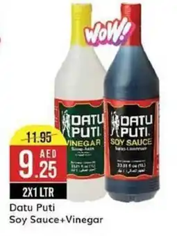 West Zone Supermarket Datu Puti Soy Sauce+Vinegar offer