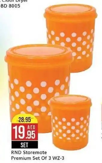 West Zone Supermarket RND Storemate Premium Set Of 3 WZ-3 offer