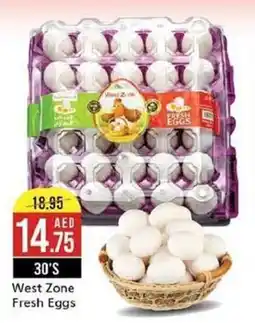 West Zone Supermarket Fresh Eggs 30'S offer