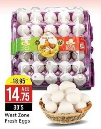 West Zone Supermarket Fresh Eggs 30'S offer