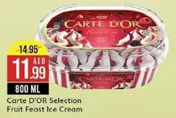 West Zone Supermarket Carte D'OR Selection Fruit Feast Ice Cream 800ML offer