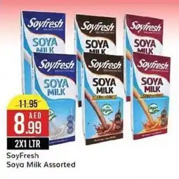 West Zone Supermarket Soyfresh Soya Milk Assorted 2X1 LTR offer