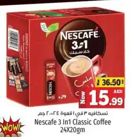 Kenz Hypermarket Nescafe 3 In1 Classic Coffee 24X20gm offer