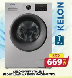 Grand Hyper Market KELON KWFPV7012MS FRONT LOAD WASHING MACHINE 7KG offer