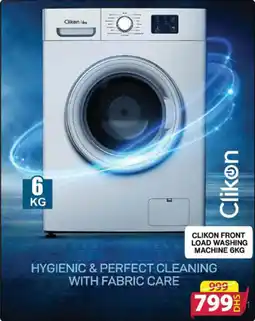 Grand Hyper Market CLIKON FRONT LOAD WASHING MACHINE 6KG offer