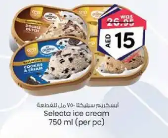 KM Trading Selecta ice cream 750 ml per pc offer